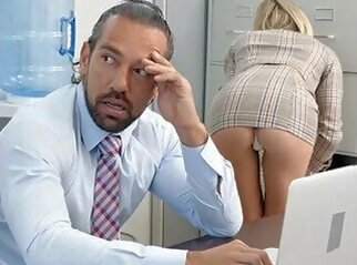 office girl Office tease gets her Boss’ Dick Hard blonde masturbation