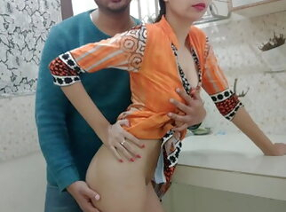 homemade (non-profit) Indian shy bhabhi fucked hard by her landlord bend over clothed