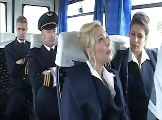 milf Stewardess - Fuck before the end of the flight blonde group