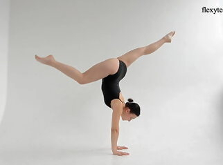 teen - gymnast posing