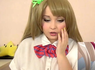 schoolgirl Watch hentai with minami kotori cosplay masturbation